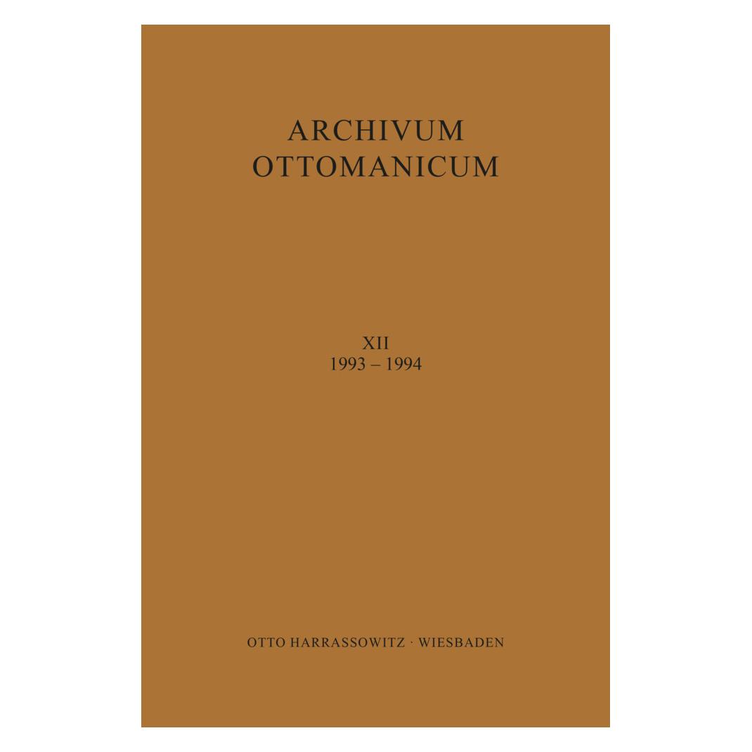 Harrassowitz Archivum Ottomanicum XIII 1993-1994 (Englisch, Softcover, György Hazai) (55590837)