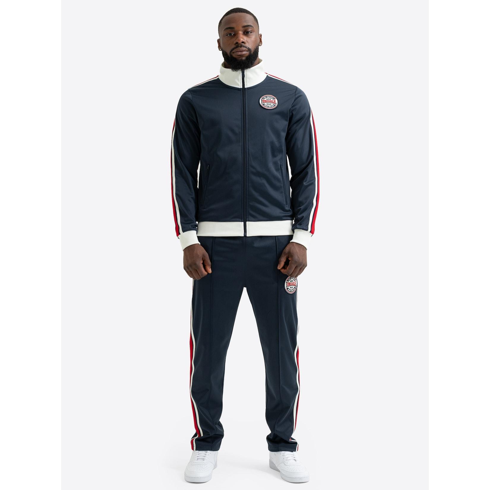 Lonsdale Herren Trainingsanzug schmale Passform CHIGWELL