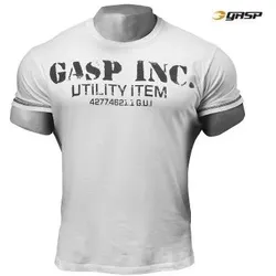 GASP - Basic Utility Tee white - T-Shirt weißXXXL