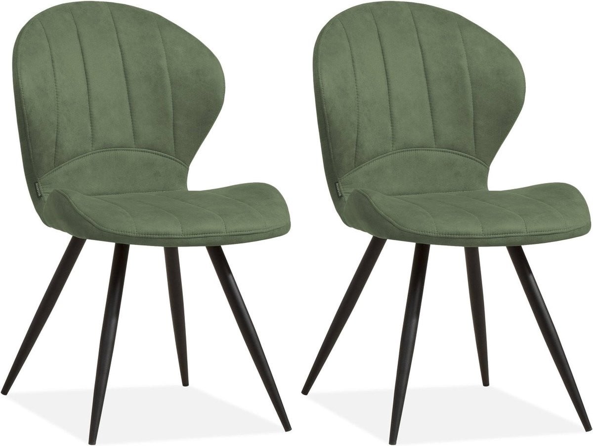 Eetkamerstoel Magic - Olive (set van 2 stuks)