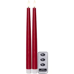 Star Trading, LED Kerzen, LED Dinner Kerze 2 pack Flamme Slim (2x)