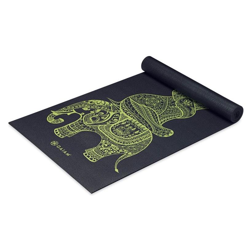 Gaiam 6MM YOGA MAT TRIBAL WISDOM,des design (6 mm) (62562)
