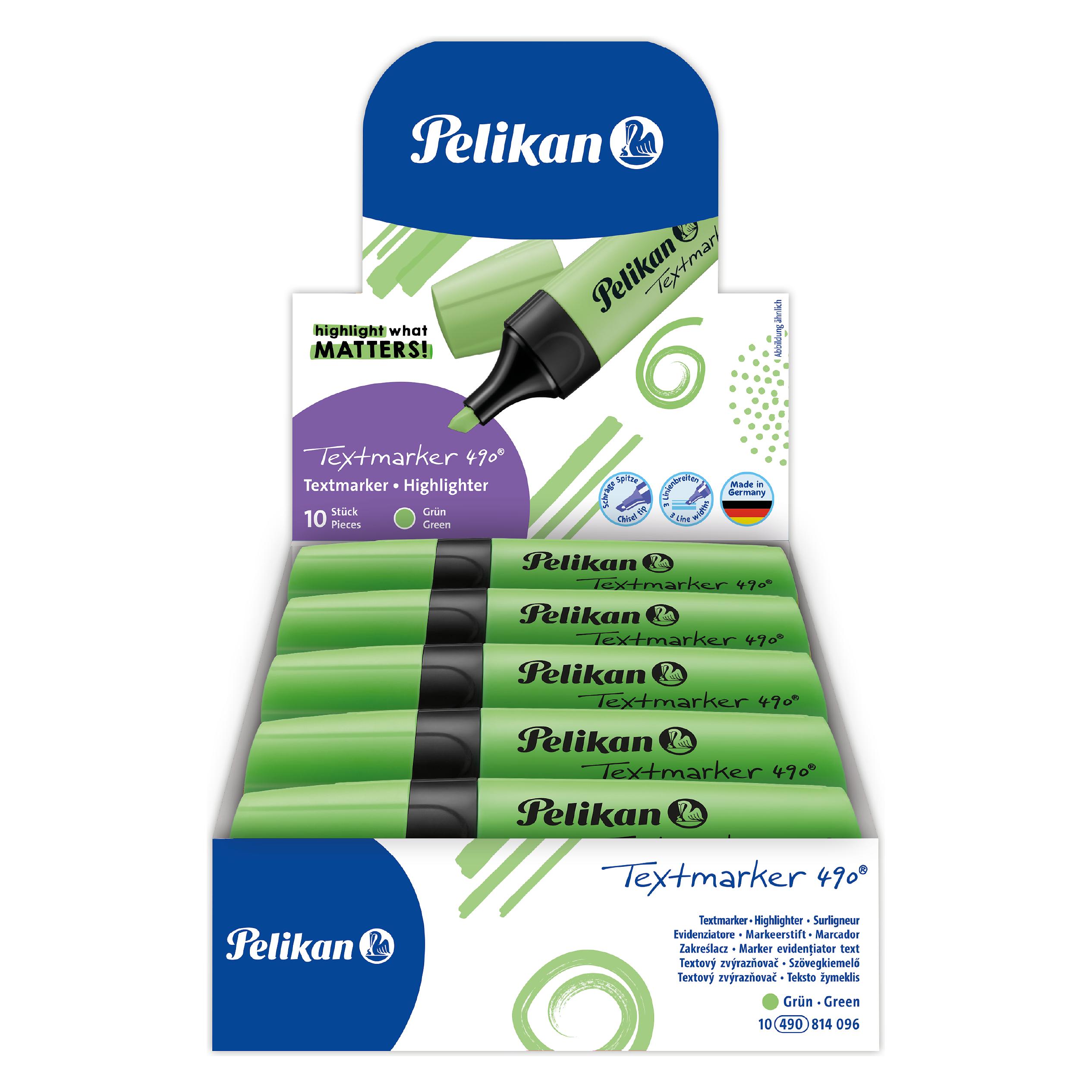 Pelikan Textmarker 490 1-5mm grün (1x) (814096)