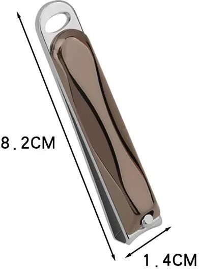 INF Große Schwarze Kohlenstoffstahl-Nagelknipser - Robuste, Scharfe Maniküre- & Pediküre-Werkzeuge
