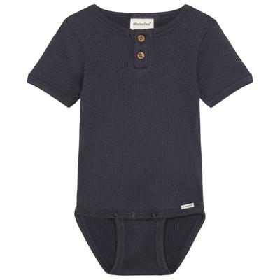 Minymo - Kid's Body S/S Rib - Body Gr 86 grau
