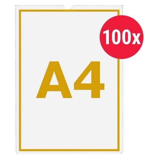 Esselte Plastfodral PP A4 glasklar 100 (A4) (47774)