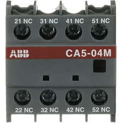 ABB CA5-04M Hilfskontaktblock, 4-polig, 4Ö, frontseitige Montage 1SBN010040R1104