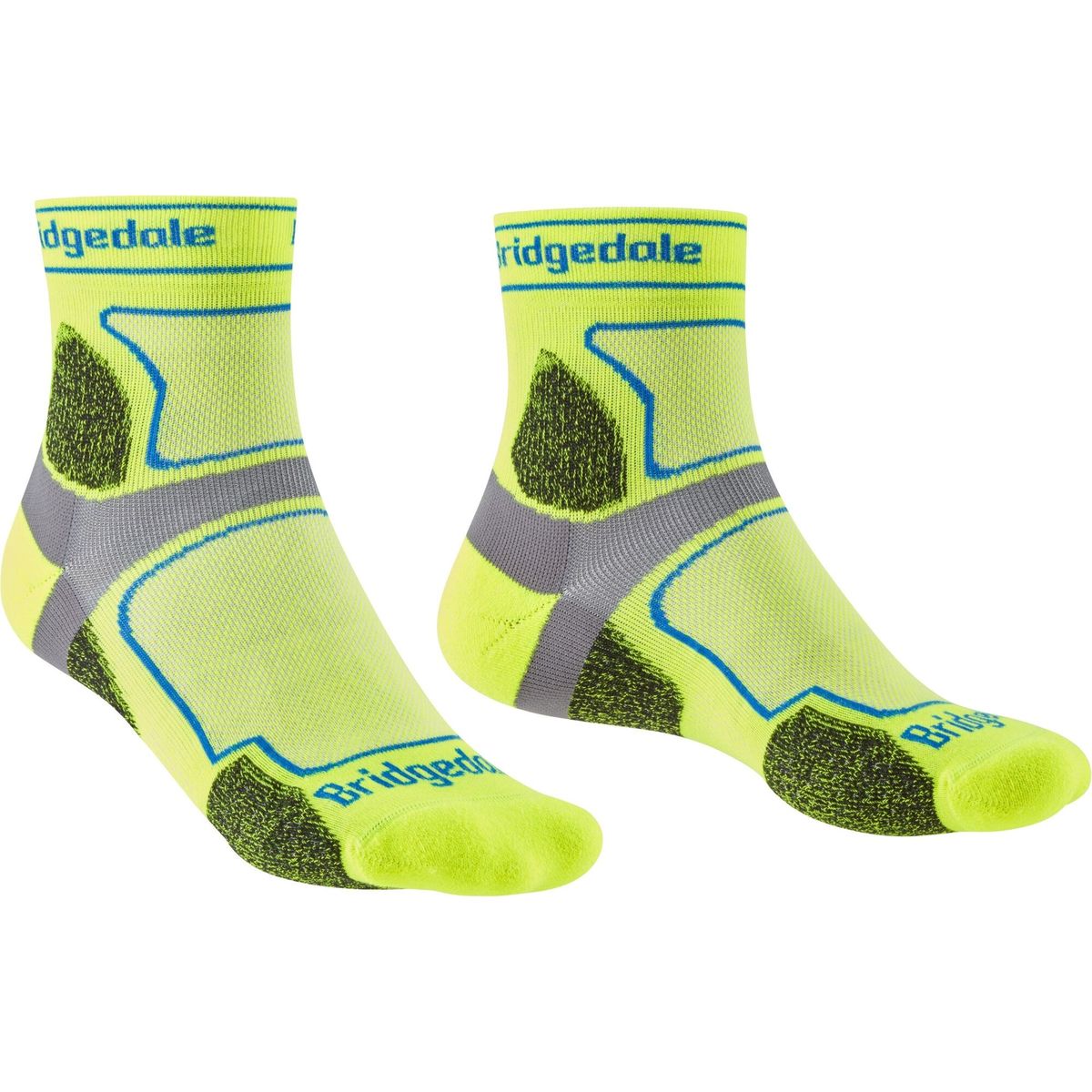 Bridgedale Trail Run Ultralight T2 Coolmax Sport ¾ Crew yellow (550) L 710205-550-L