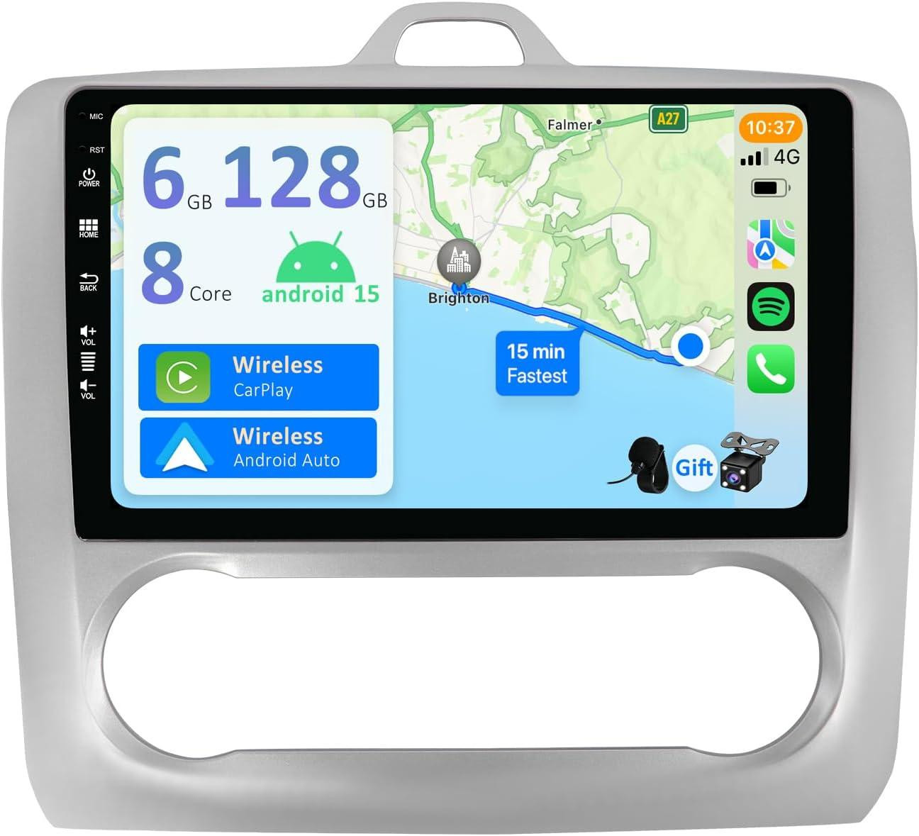 Selius 2-DIN Autoradio Multimedia Speler met Navigatiesysteem
