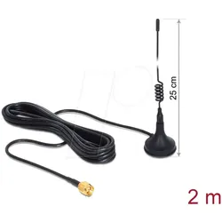 DELOCK 88879 - Antenne GSM, UMTS, SMA Stecker, omnidirektional