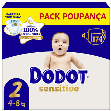 Dodot Sensitive 4-8 kg T2 174 un