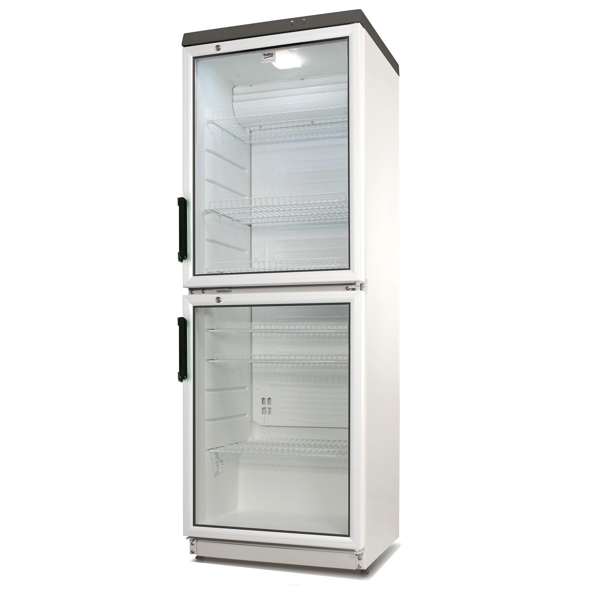 Beko Professional ADN 230/2 BP Glaskühlschrank 455 L Verschliessbare Glastür