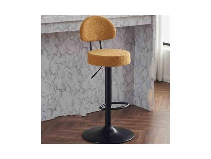 Barstühle Drehhocker, vorderer Barhocker, runder Hocker, Drehstuhl(Orange)