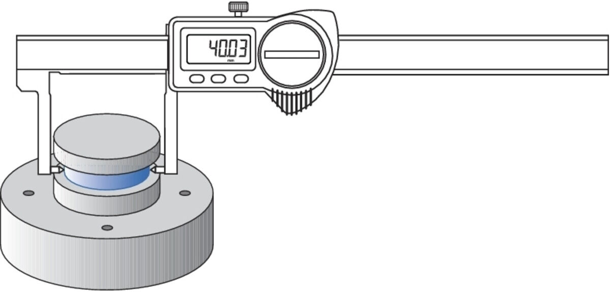 Helios-Preisser Digitaler Taschenmessschieber IP67 innen gewinkelte Messsp. 150 mm (1326904)