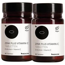 ZINK PLUS Vitamin C Tabletten 2X80 St