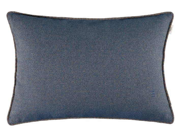 Dekokissen ESPRIT Fun , blau (blau, unifarben), B:58cm H:0,5cm L:38cm, Polyester, Dekokissen_Sitzkissen_Kissenhüllen, Dekokissen