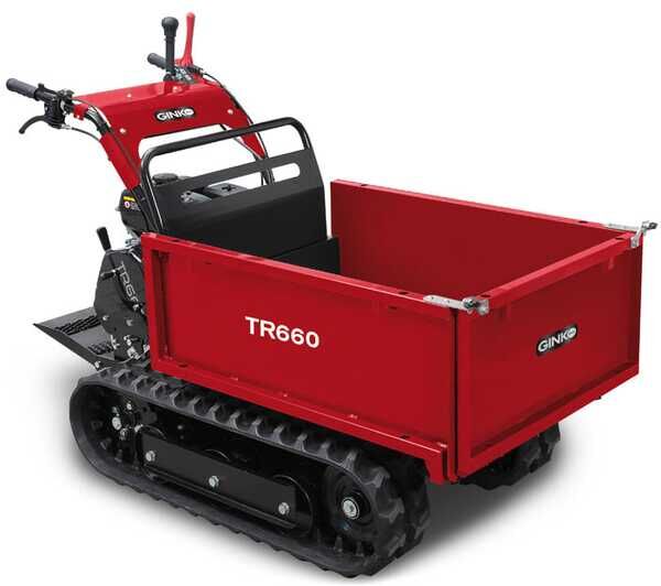 Ginko - MGM Raupendumper GINKO TR 660 ausziehbare Bordwände, hydraulisches Kippen, Motor Honda GX 200
