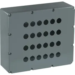 ABB 080SP24 Metallgehäuse, 24 Befehlsstellen, grau, Aluminium, IP66 1SFA170810R1024