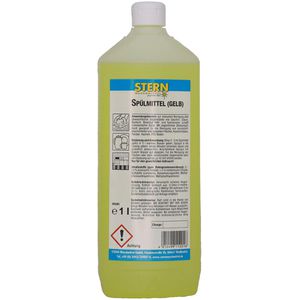Stern Spülmittel gelb, Zitrone, höchste Fettlösekraft, Flasche, 1 Liter