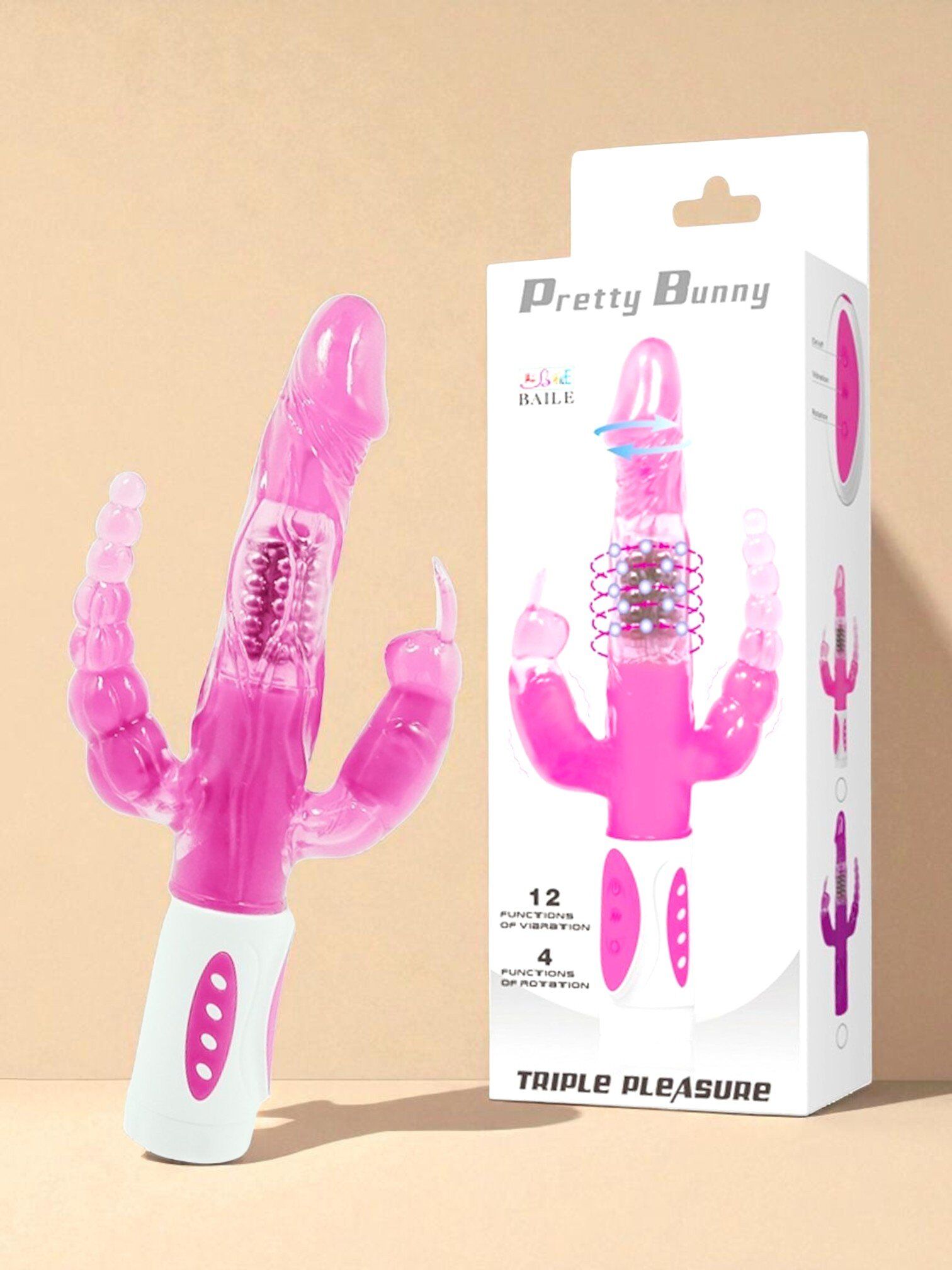Pretty Love Rabbit PRETTY BUNNY TRIPLE PLEASURE
