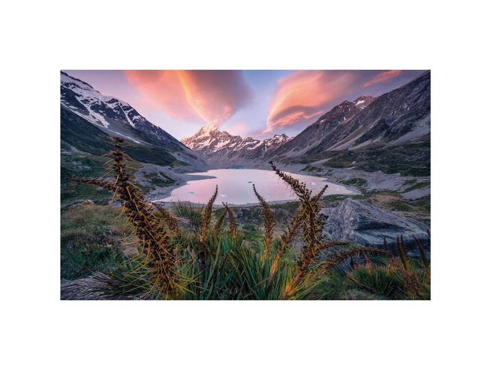 Fototapete, Mehrfarbig, Flusslauf, 450x280 cm, Tapeten & Wandverkleidungen, Fototapeten