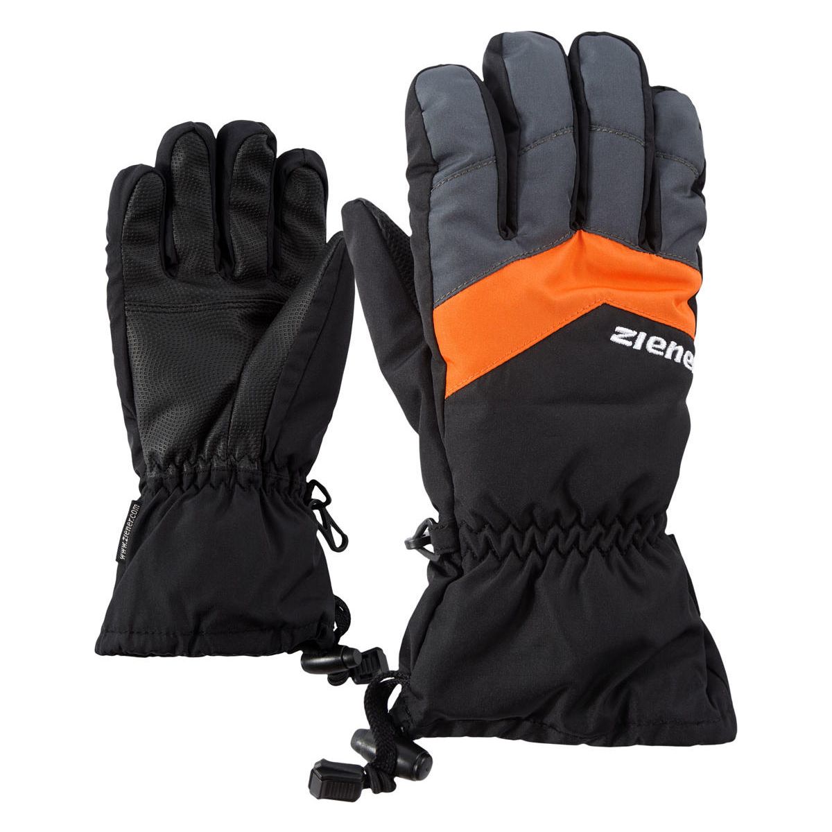 Ziener Lett-z AS Glove Junior Unisex black.graphite (1215) 4,5 115021-1215-4,5