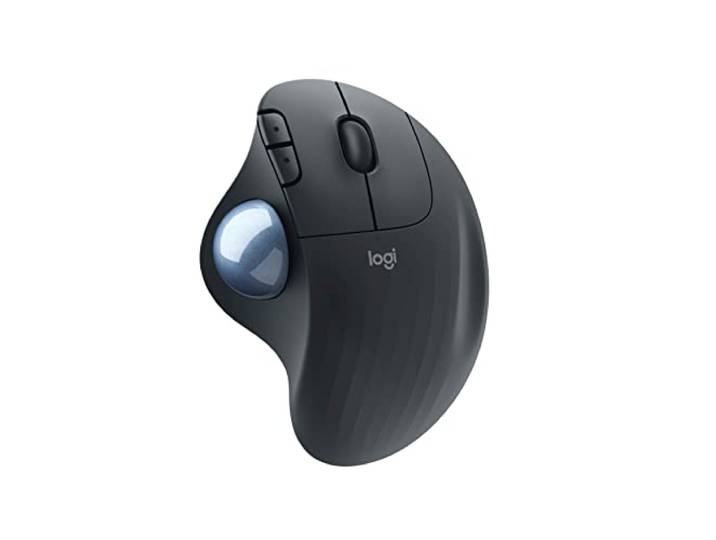 Logitech ERGO M575 for Business (wirelesse Trackball-Maus, mühelose Daumensteuerung, grafit)