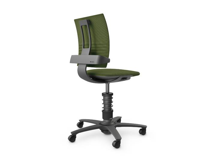 nv without armrests, Green/Black, New, Ergonomic chair - ideal for flexible working