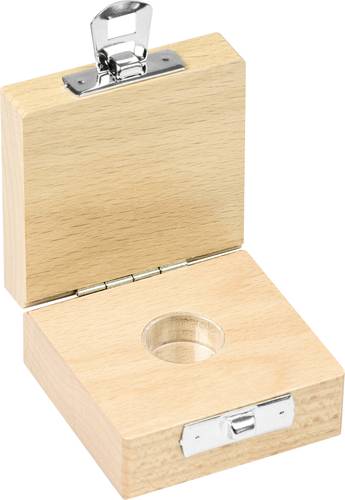 Kern 338-090-200 Holz-Etui für Einzelgewichte (Knopf/Kompakt, 1 mg - 500 mg (einzel))