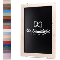 Die Kreidetafel Manufaktur Kreidetafel mit Holzrahmen / Kiefer 60x150cm