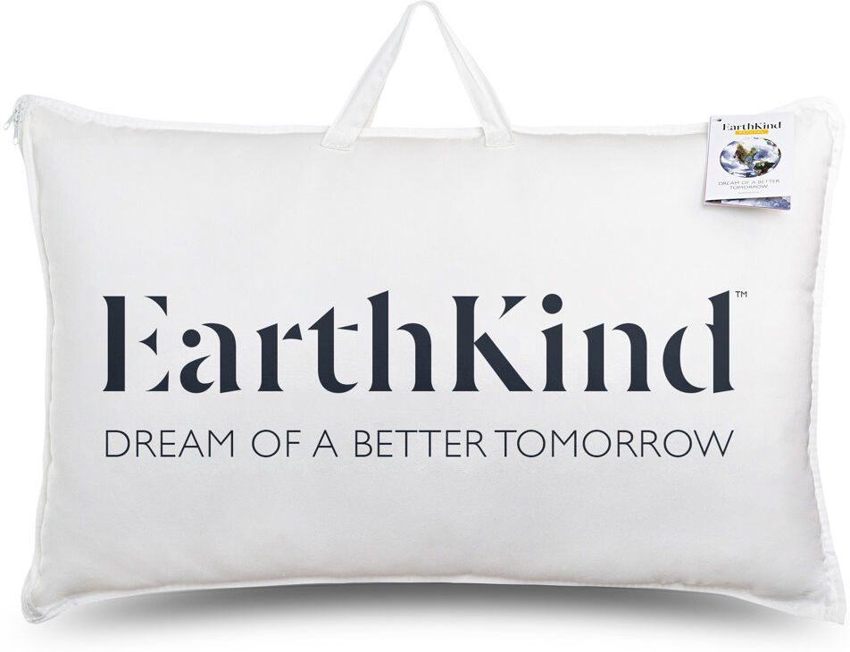 EarthKind Earth Kind Feather & Down Eco Friendly Sustainable Medium Support Pillow White Standard