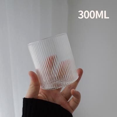 Multicon Wholesale Hub Transparent Juice Milk Coffee Mug, Glass Cup Heat resistant Tumbler,Rose Glass Cup Drinkware s8