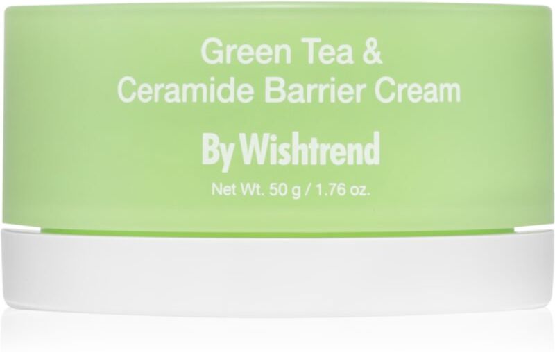 By Wishtrend Green Tea & Ceramide Barrier Cream deep moisturising cream to strengthen the skin barrier 50 g