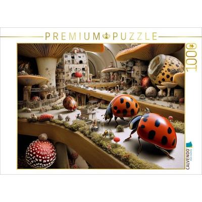 CALVENDO Puzzle Urbanes Treiben im Untergrund der Käfer | 1000 Teile Lege-Größe 64x48cm Foto-Puzzle für glückliche Stunden