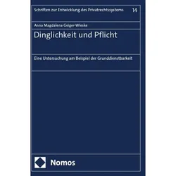 Dinglichkeit und Pflicht, Fachbücher von Anna Magdalena Geiger-Wieske