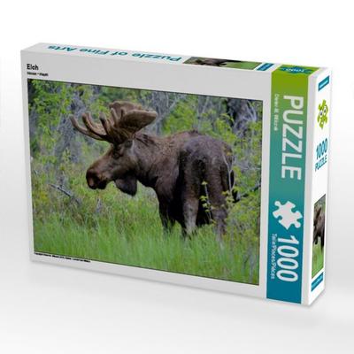 CALVENDO Puzzle Elch | 1000 Teile Lege-Größe 64 × 48 cm Foto-Puzzle für glückliche Stunden