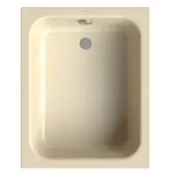 Bette BetteDelta Duschwanne 5510-006 100x80x28cm, jasmin