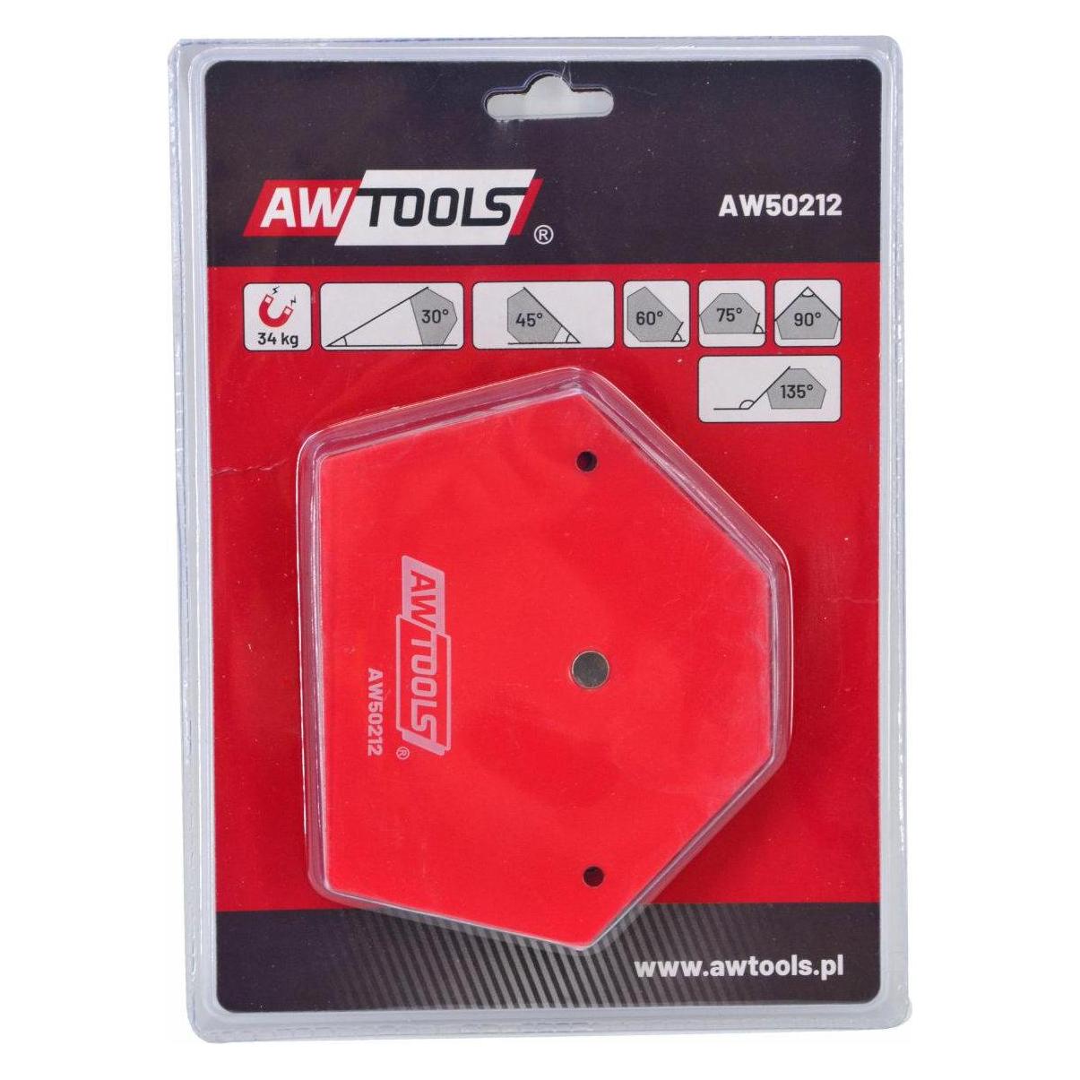 Awtools KĄTOWNIK SPAWALNICZY MAGNETYCZNY 130x110x100 (AW50212)