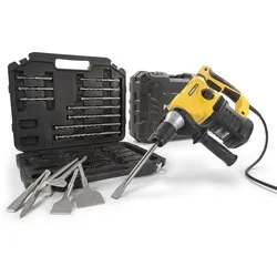 Powerplus, Bohrmaschine + Akkuschrauber, Bohrhammer 1500W - 17 Acc. (Bohrmaschine)