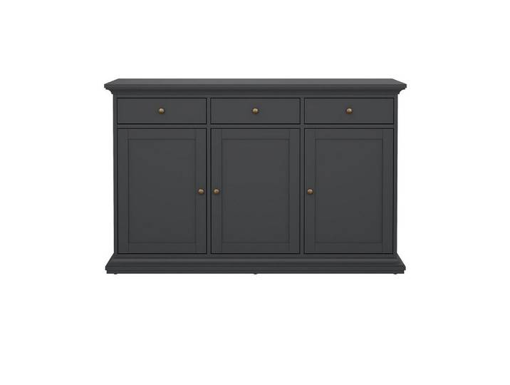 Tvilum Sideboard Venedig Sideboard 3 Türen und 3 Schubladen matt gr