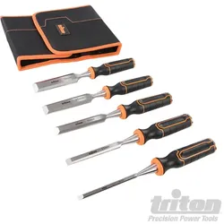 TRITON TWCS5 Profi Stechbeitelsatz, 5-tlg. : 6, 13, 19, 25, 32 mm  823149