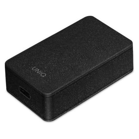 Uniq Unique order. network. Versa Slim USB-C PD 18W + USB-C to USB-C cable black (18 W, 1 Port) (UNIQ136BLK)