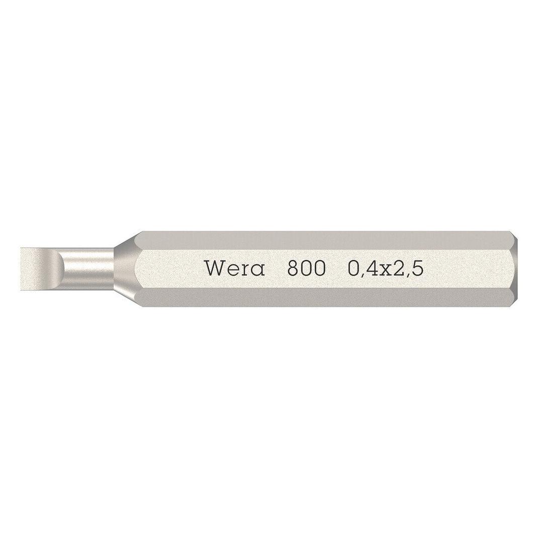 Wera 800 Micro Bits 0,40 x 2,5 x 30mm (05058101001)