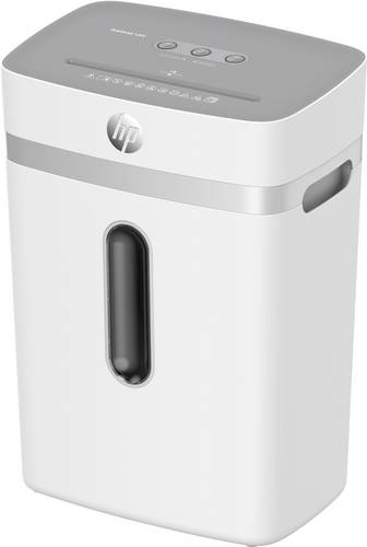 HP OneShred 12CC Aktenvernichter 12 Blatt Partikelschnitt 4 x 35mm P-4 23l Vernichtet auch Büroklammern, Kreditkarte, Heftklammern