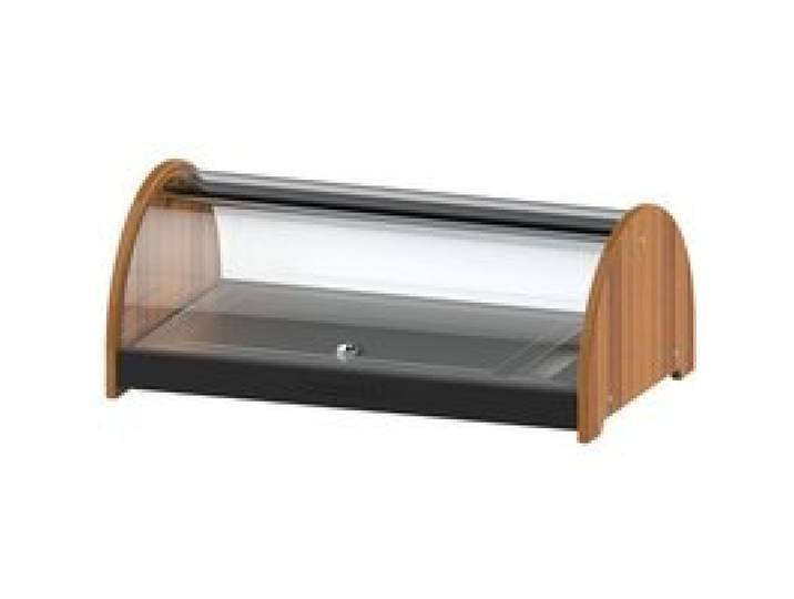 Casselin présentoir buffet réfrigéré eutectique GN 1/1 à cloche — acier noir couvercle acrylique