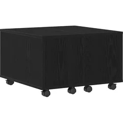 vidaXL Couchtisch Schwarze Eiche 60 x 60 x 38 cm Holzwerkstoff