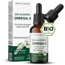 BIO ALGENÖL DHA reich 465 mg white Omega 50 ml