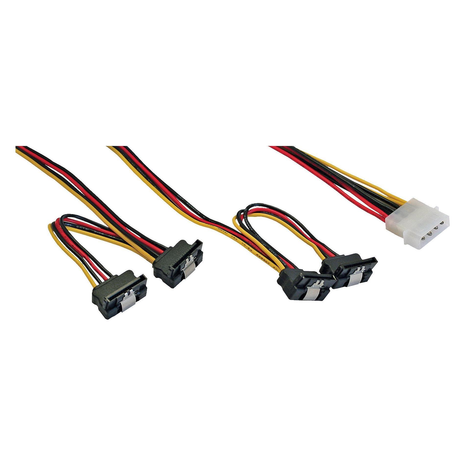 InLine Strom Y-Kab int. (55 cm, SATA) (29672B)