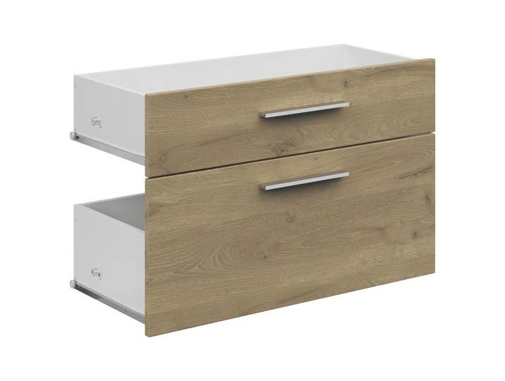 Voleo Schubladenset, Eiche, 73.1x34.1x36.6 cm, Schlafzimmer, Kleiderschränke, Schrankzubehör, Schubladen
