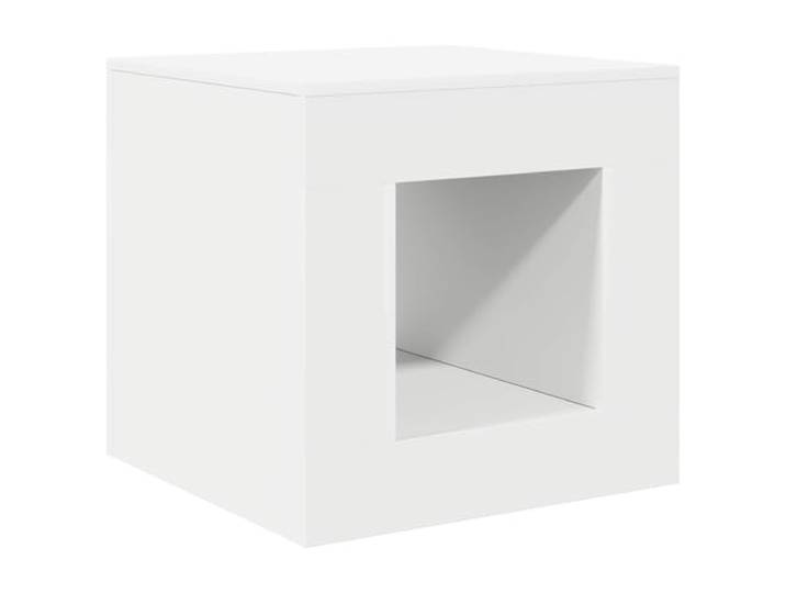 KKgypkn Weisser Couchtisch Kompakt Wohnzimmer Strapazierfaehige Materialien, Montage erforderlich, Ideal fuer Winter, Praktisches Design